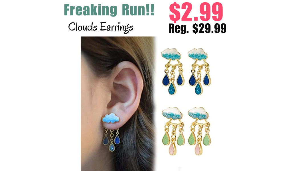 Clouds Earrings Only $2.99 Shipped on Amazon (Regularly $29.99)