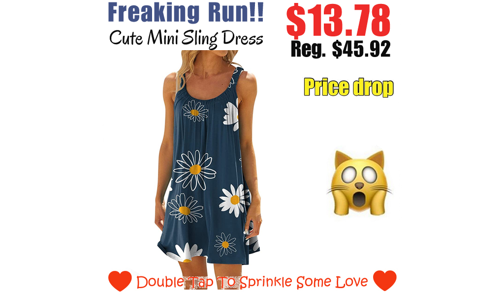 Cute Mini Sling Dress Only $13.78 Shipped on Amazon (Regularly $45.92)
