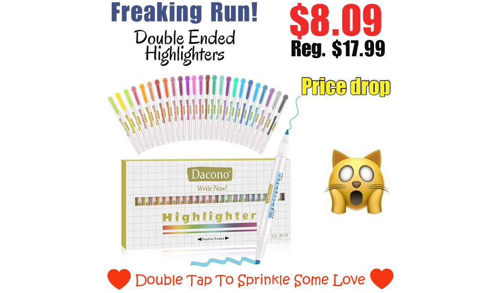 Double Ended Highlighters Only $8.09 Shipped on Amazon (Regularly $17.99)