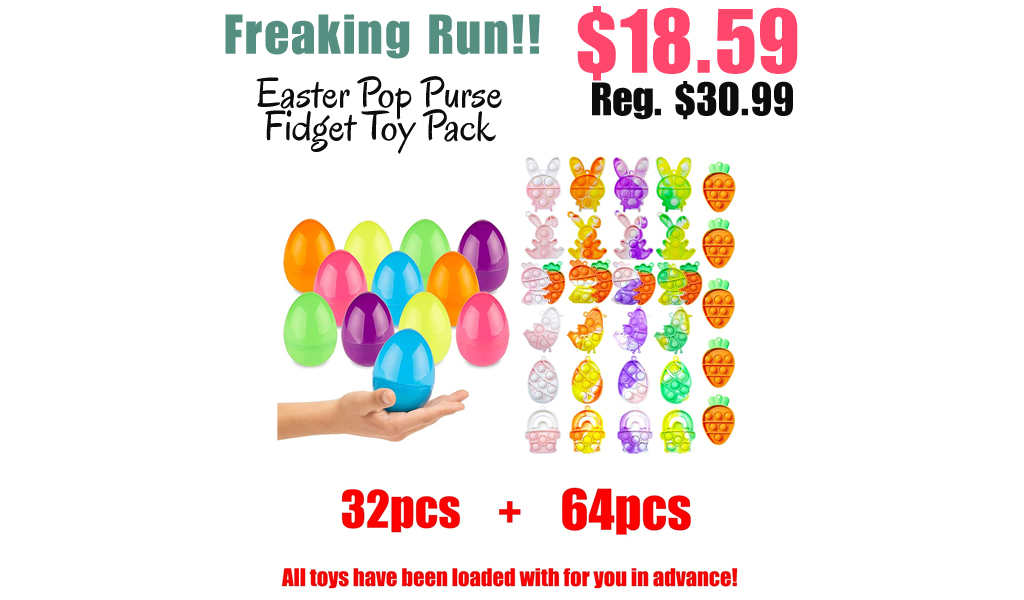Easter Pop Purse Fidget Toy Pack Only $18.59 Shipped on Amazon (Regularly $30.99)