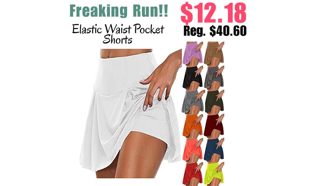 Elastic Waist Pocket Shorts Only $12.18 Shipped on Amazon (Regularly $40.60)