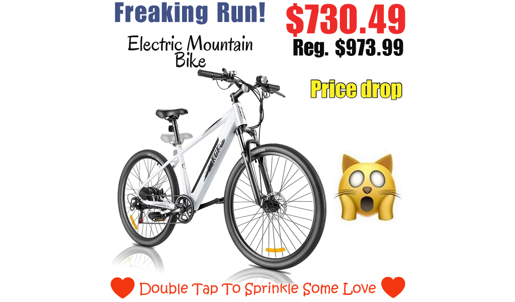 Electric Mountain Bike Only $730.49 Shipped on Amazon (Regularly $973.99)