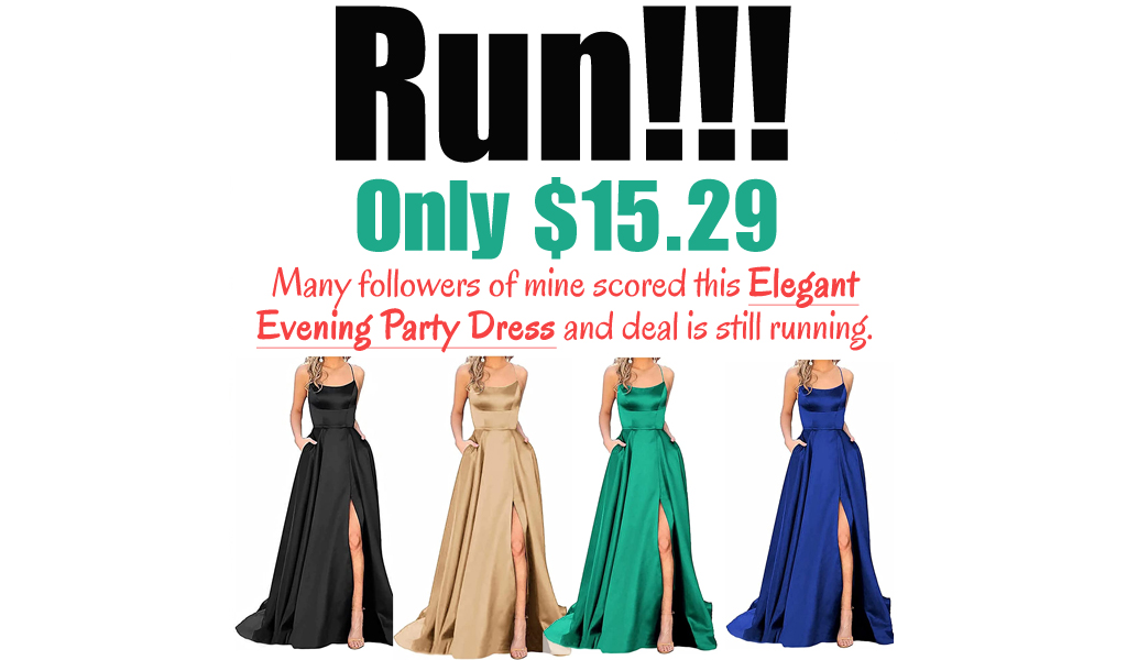 Elegant Evening Party Dress Only $15.29 Shipped on Amazon
