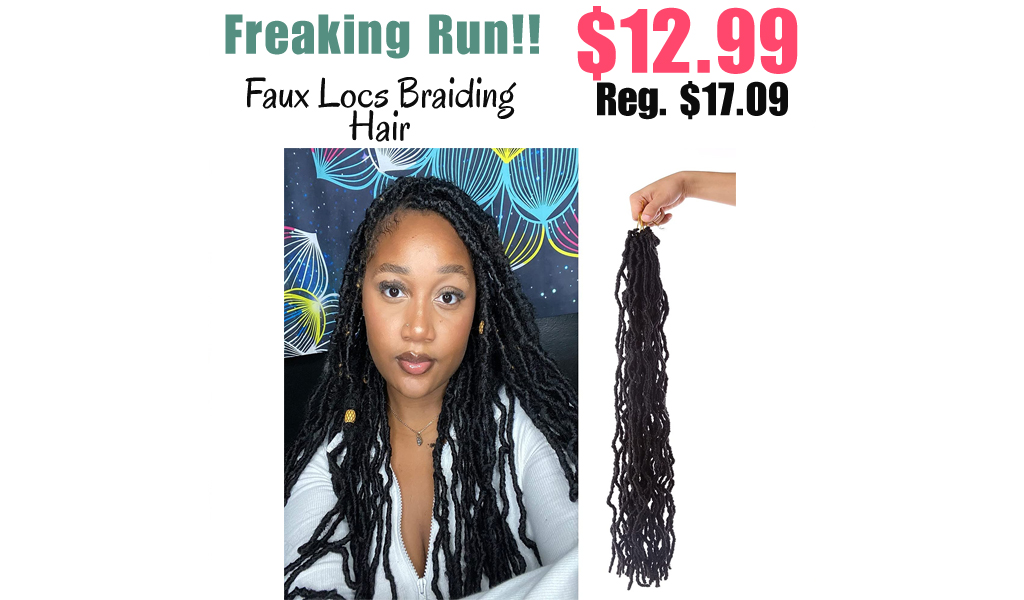 Faux Locs Braiding Hair Only $12.99 Shipped on Amazon (Regularly $17.09)