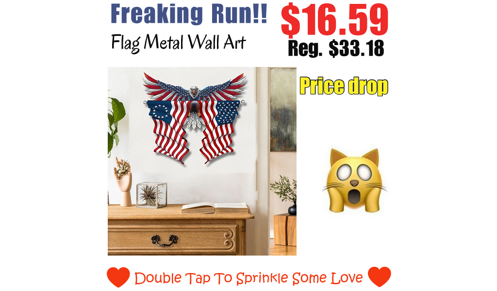 Flag Metal Wall Art Only $16.59 Shipped on Amazon (Regularly $33.18)
