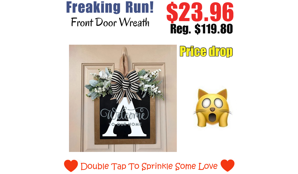 Front Door Wreath Only $23.96 Shipped on Amazon (Regularly $119.80)