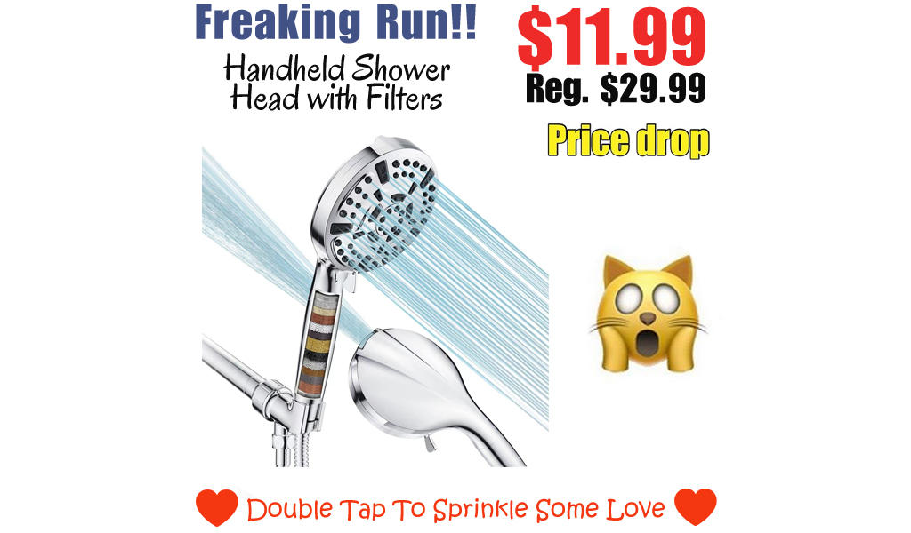 Handheld Shower Head with Filters Only $11.99 Shipped on Amazon (Regularly $29.99)