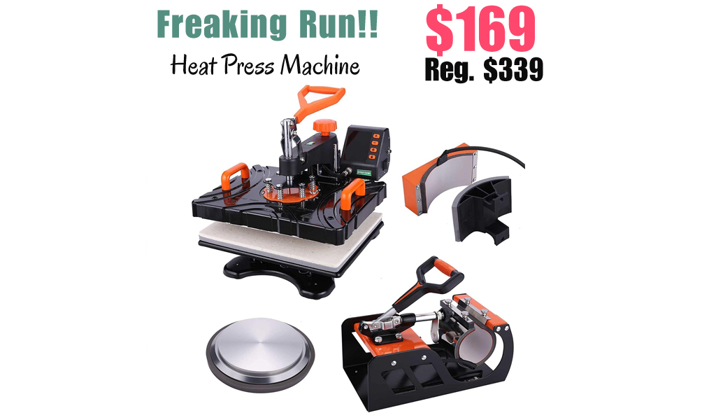 Heat Press Machine Only $169 Shipped on Amazon (Regularly $339)