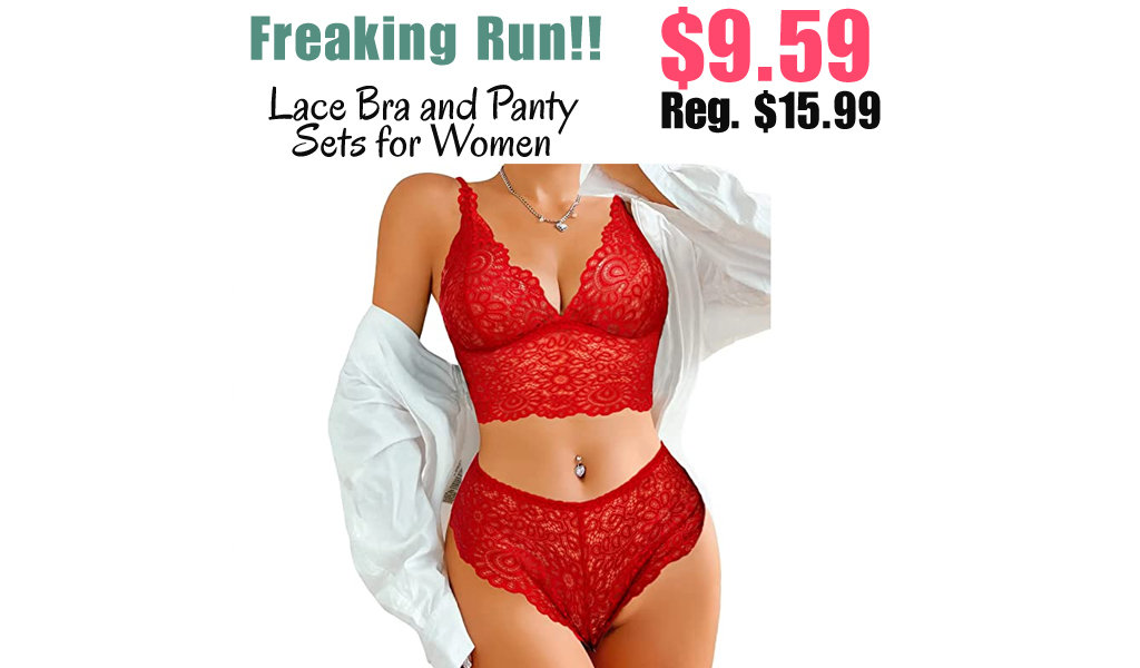 Lace Bra and Panty Sets for Women Only $9.59 Shipped on Amazon (Regularly $15.99)