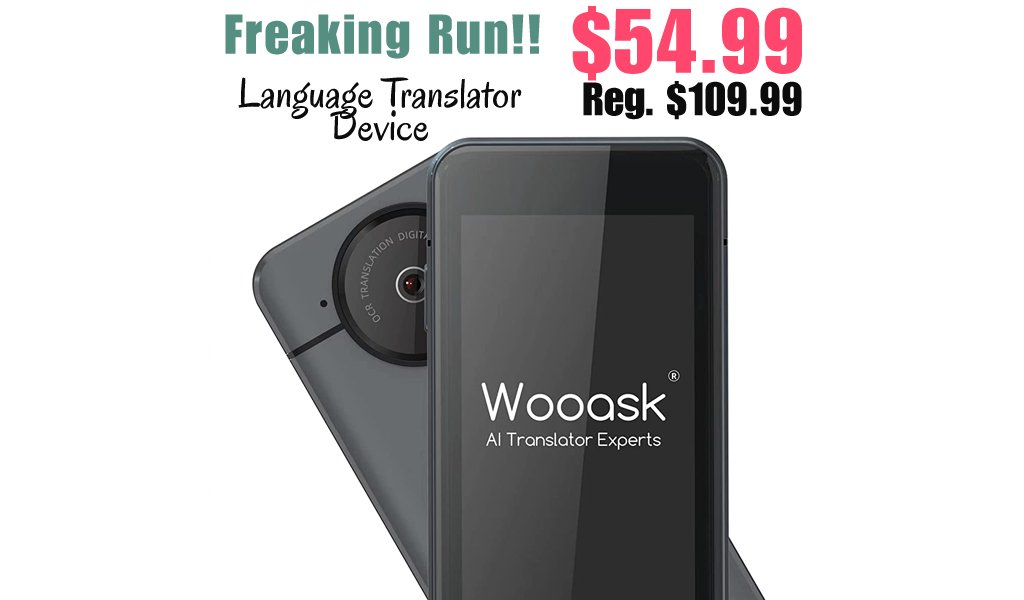 Language Translator Device Only $54.99 Shipped on Amazon (Regularly $109.99)