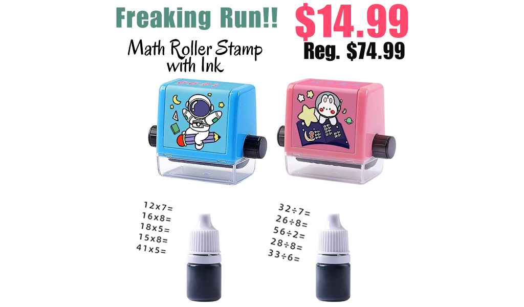 Math Roller Stamp with Ink Only $14.99 Shipped on Amazon (Regularly $74.99)