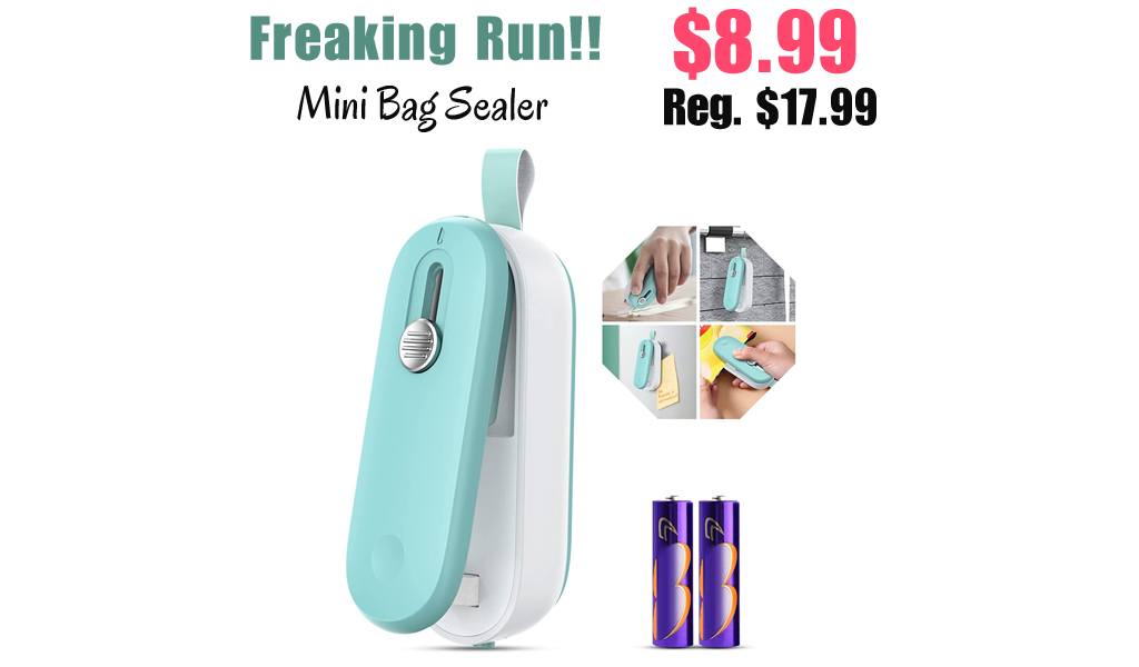Mini Bag Sealer Only $8.99 Shipped on Amazon (Regularly $17.99)