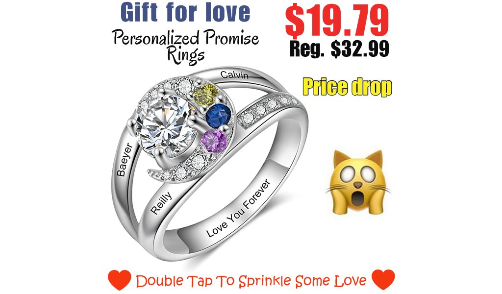Personalized Promise Ring Only $19.79 Shipped on Amazon (Regularly $32.99)