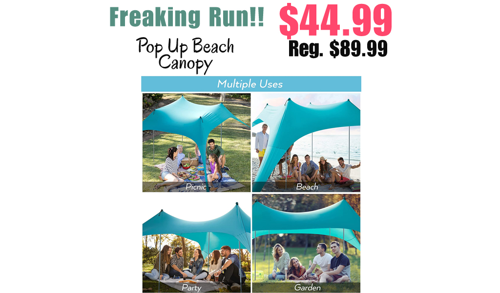 Pop Up Beach Canopy Only $44.99 Shipped on Amazon (Regularly $89.99)