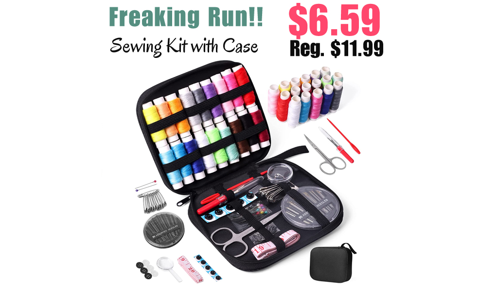 Sewing Kit with Case Only $6.59 Shipped on Amazon (Regularly $11.99)