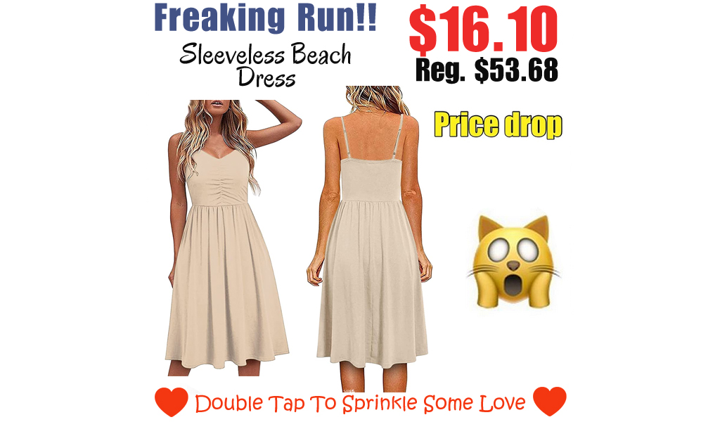 Sleeveless Beach Dress Only $16.10 Shipped on Amazon (Regularly $53.68)
