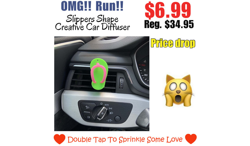 Slippers Shape Creative Car Diffuser Only $6.99 Shipped on Amazon (Regularly $34.95)