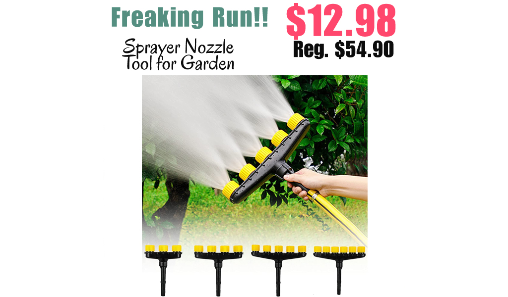 Sprayer Nozzle Tool for Garden Only $12.98 Shipped on Amazon (Regularly $54.90)