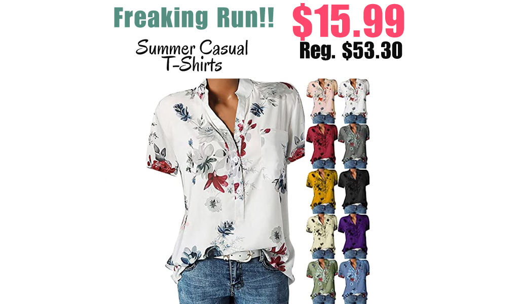 Summer Casual T-Shirts Only $15.99 Shipped on Amazon (Regularly $53.30)