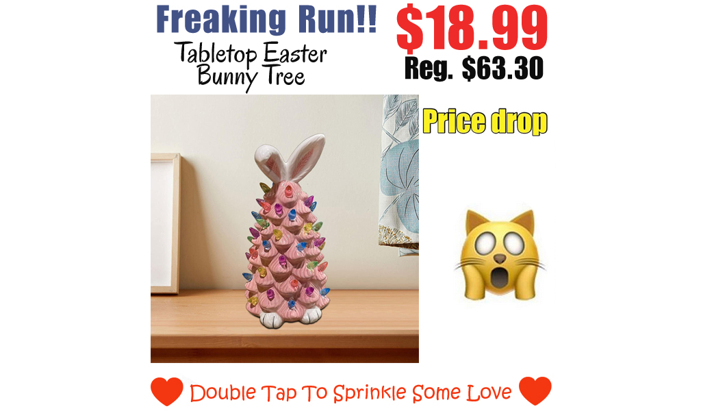 Tabletop Easter Bunny Tree Only $18.99 Shipped on Amazon (Regularly $63.30)
