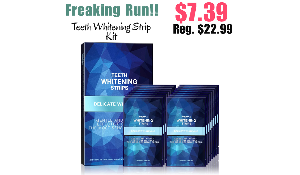 Teeth Whitening Strip Kit Only $7.39 Shipped on Amazon (Regularly $22.99)