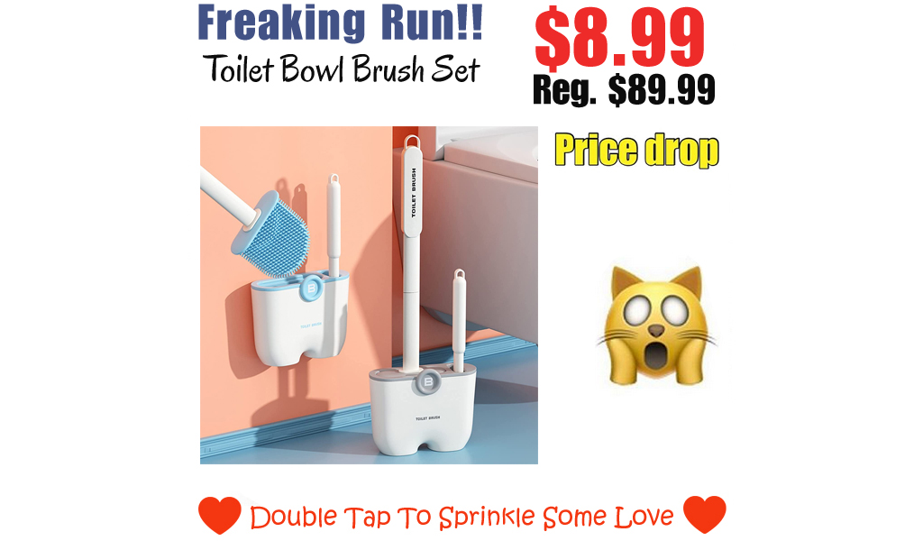 Toilet Bowl Brush Set Only $8.99 Shipped on Amazon (Regularly $89.99)