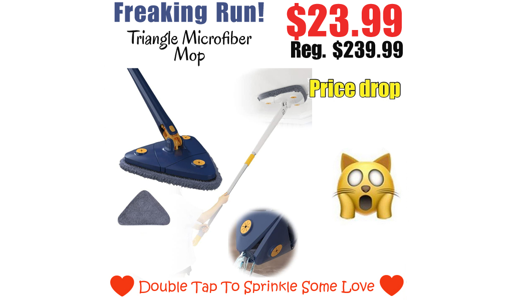 Triangle Microfiber Mop Only $23.99 Shipped on Amazon (Regularly $239.99)