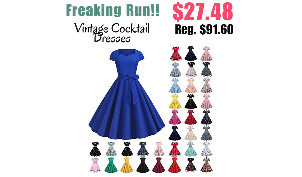 Vintage Cocktail Dresses Only $27.48 Shipped on Amazon (Regularly $91.60)