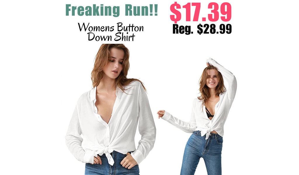 Womens Button Down Shirt Only $17.39 Shipped on Amazon (Regularly $28.99)