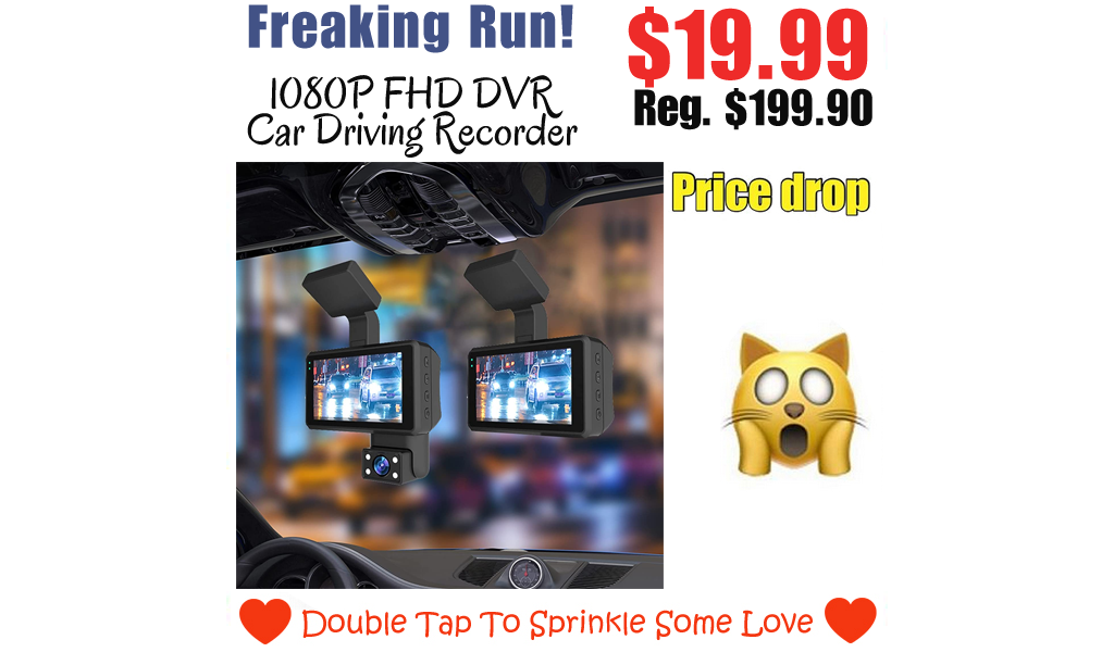 1080P FHD DVR Car Driving Recorder Only $19.99 Shipped on Amazon (Regularly $199.90)
