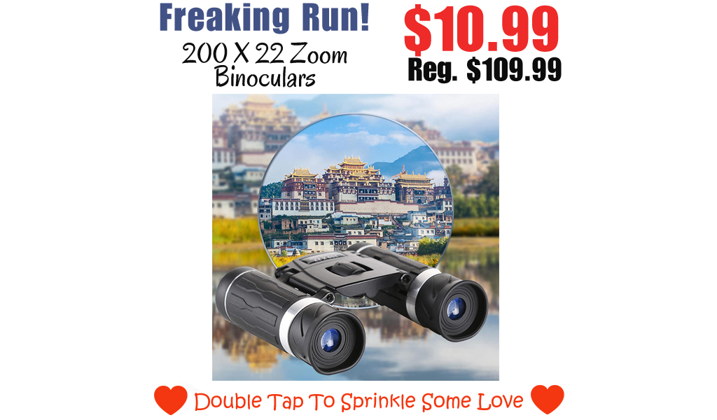 200 X 22 Zoom Binoculars Only $10.99 Shipped on Amazon (Regularly $109.99)