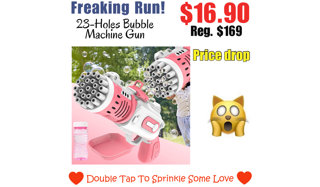 23-Holes Bubble Machine Gun Only $16.90 Shipped on Amazon (Regularly $169)