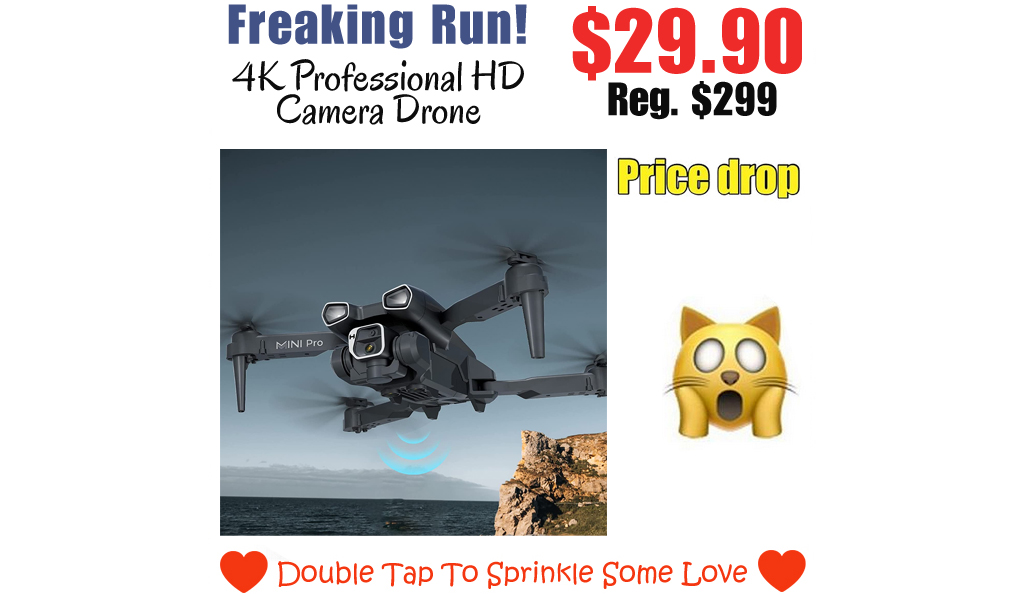 4K Professional HD Camera Drone Only $29.90 Shipped on Amazon (Regularly $299)