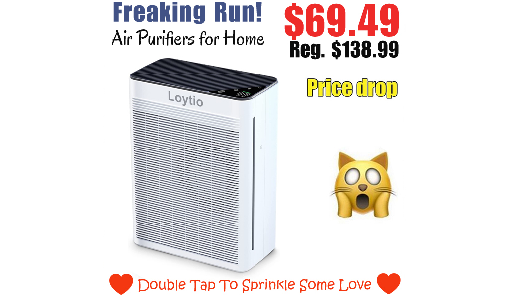 Air Purifiers for Home Only $69.49 Shipped on Amazon (Regularly $138.99)