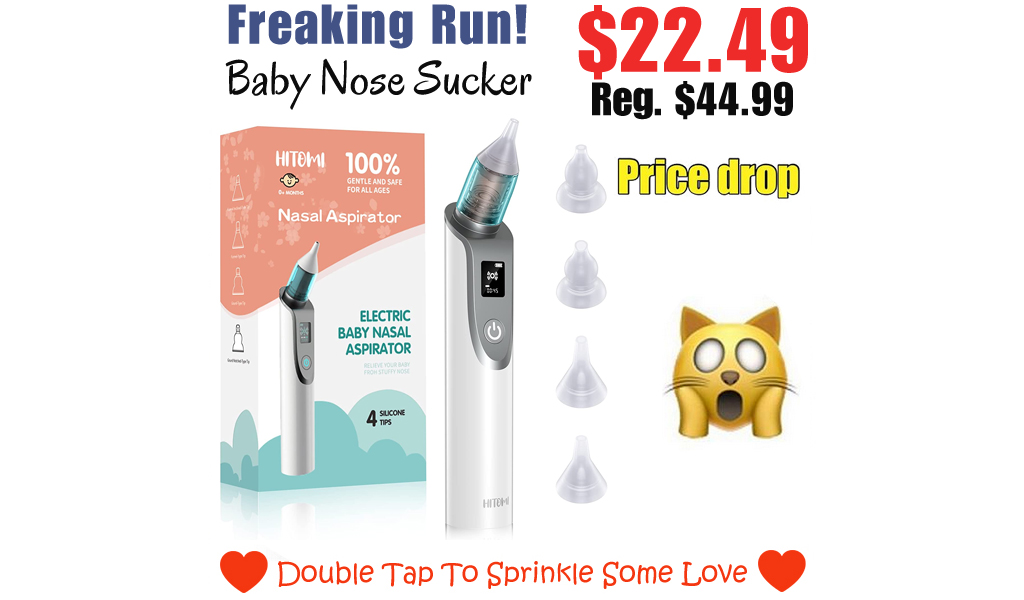 Baby Nose Sucker Only $22.49 Shipped on Amazon (Regularly $44.99)
