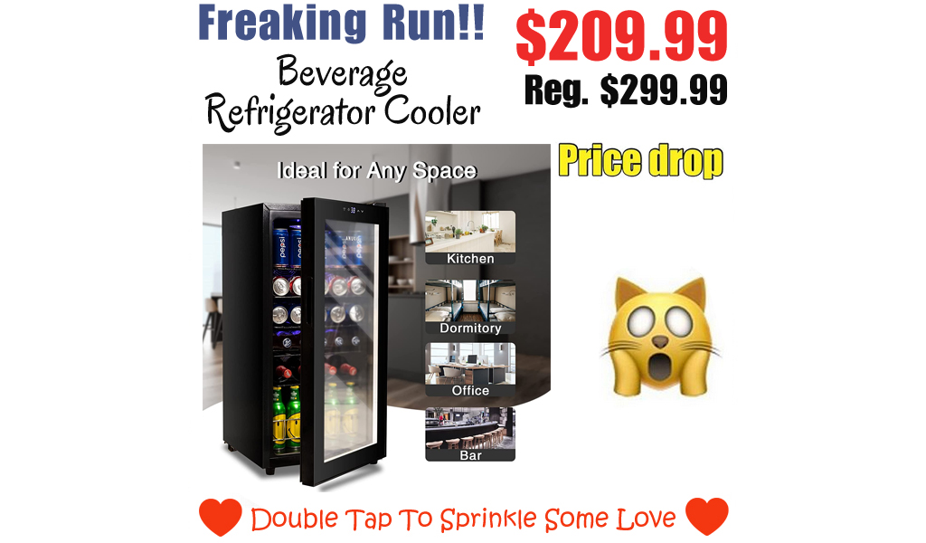 Beverage Refrigerator Cooler Only $209.99 Shipped on Amazon (Regularly $299.99)