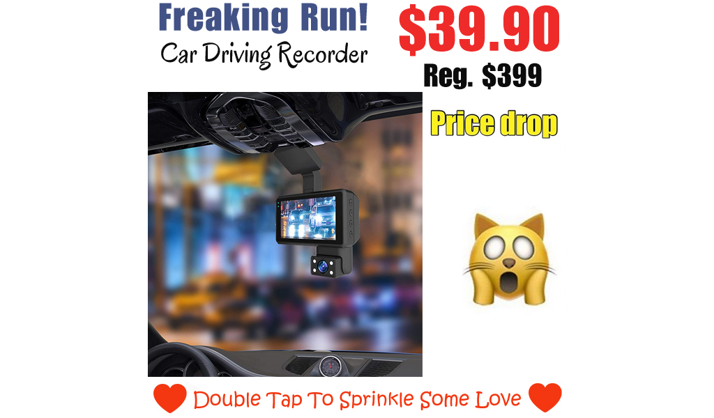 Car Driving Recorder Only $39.90 Shipped on Amazon (Regularly $399)