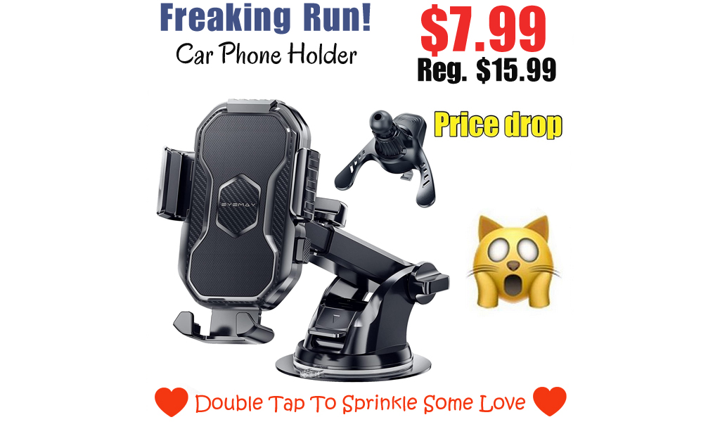 Car Phone Holder Only $7.99 Shipped on Amazon (Regularly $15.99)