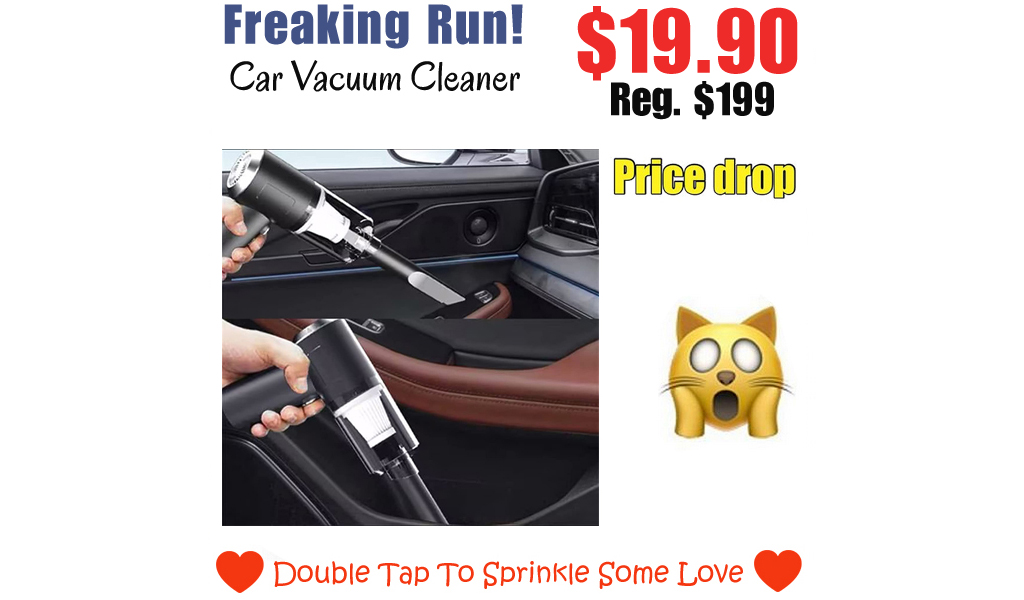 Car Vacuum Cleaner Only $19.90 Shipped on Amazon (Regularly $199)