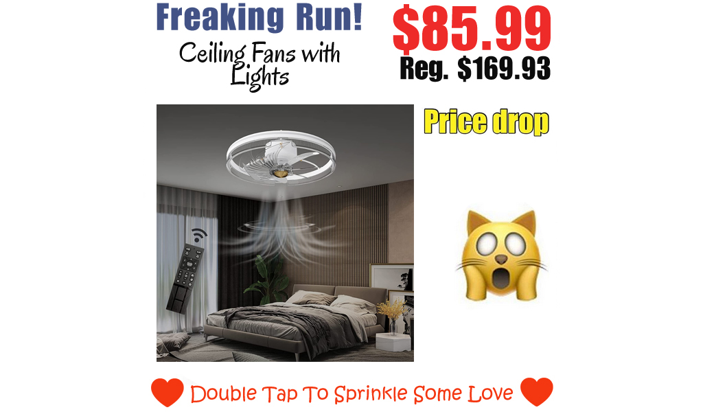 Ceiling Fans with Lights Only $85.99 Shipped on Amazon (Regularly $169.93)