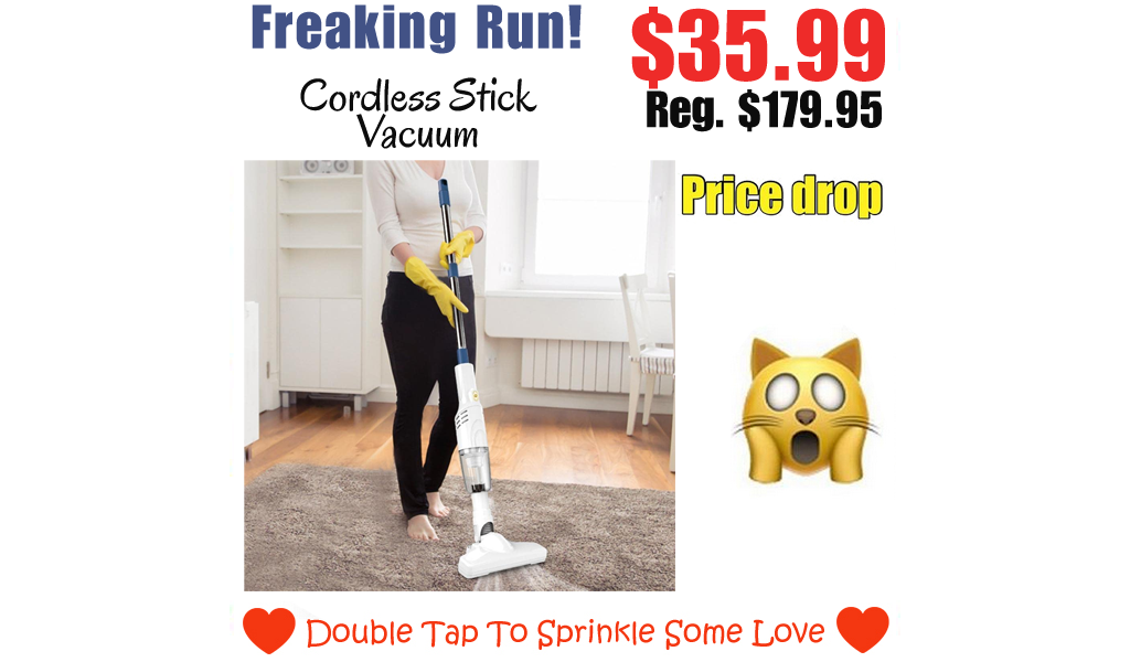 Cordless Stick Vacuum Only $35.99 Shipped on Amazon (Regularly $179.95)