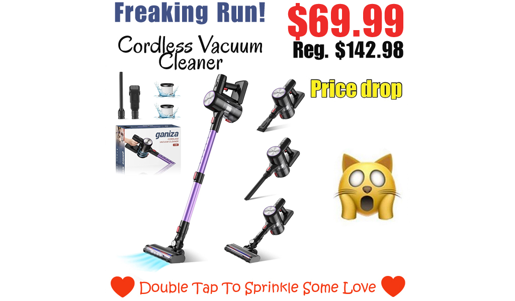 Cordless Vacuum Cleaner Only $69.99 Shipped on Amazon (Regularly $142.98)
