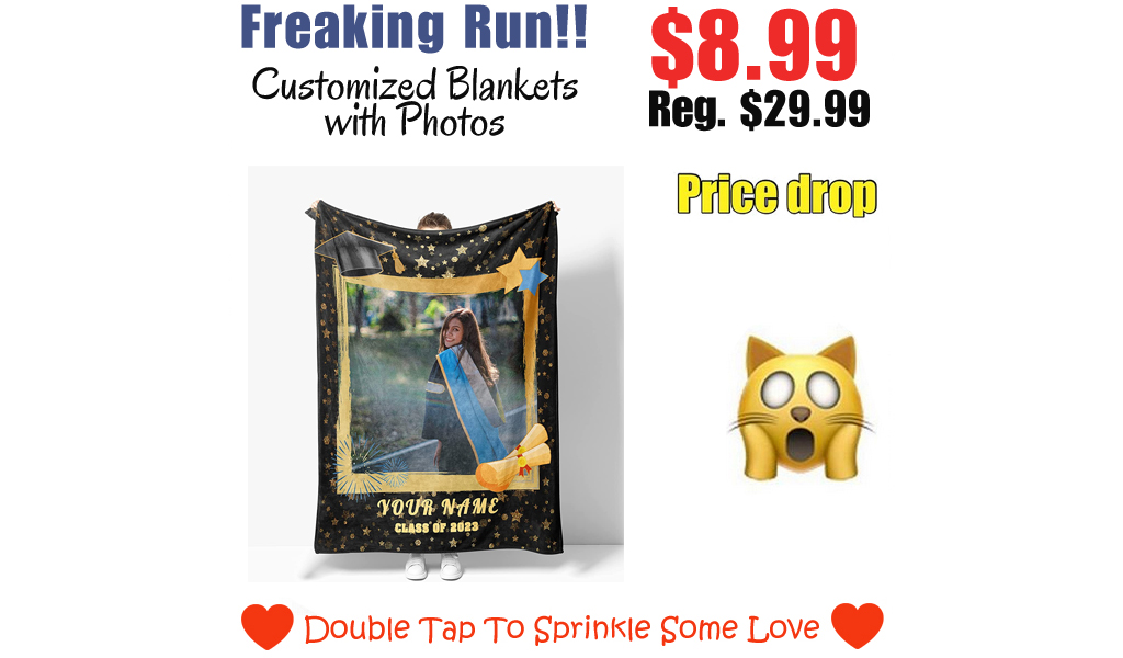 Customized Blankets with Photos Only $8.99 Shipped on Amazon (Regularly $29.99)
