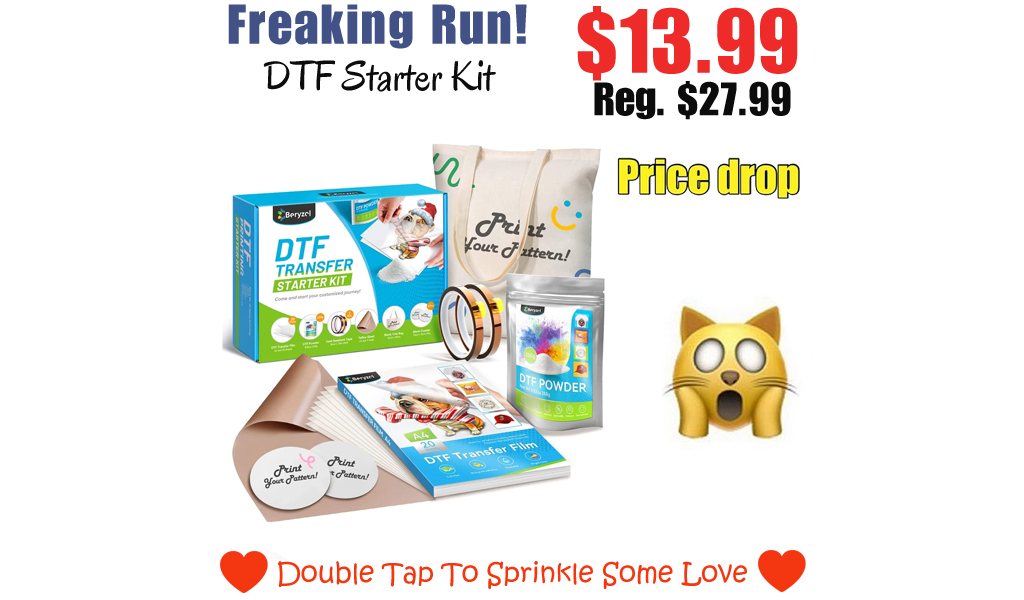 DTF Starter Kit Only $13.99 Shipped on Amazon (Regularly $27.99)
