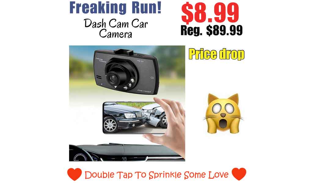 Dash Cam Car Camera Only $8.99 Shipped on Amazon (Regularly $89.99)