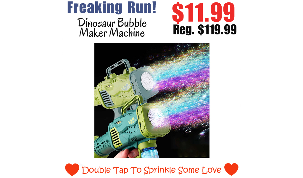 Dinosaur Bubble Maker Machine Only $11.99 Shipped on Amazon (Regularly $119.99)