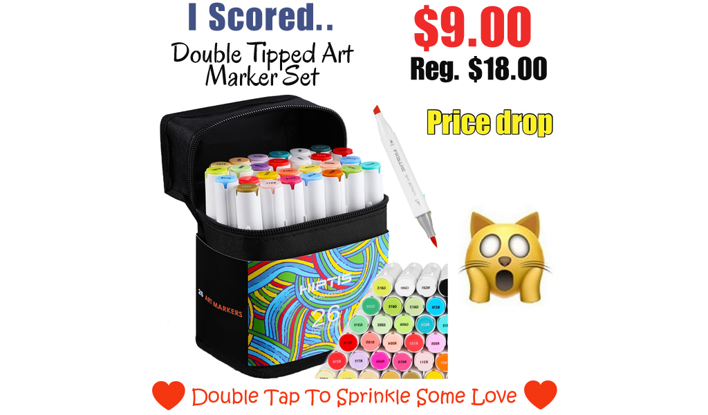 Double Tipped Art Marker Set Only $9.00 Shipped on Amazon (Regularly $18.00)