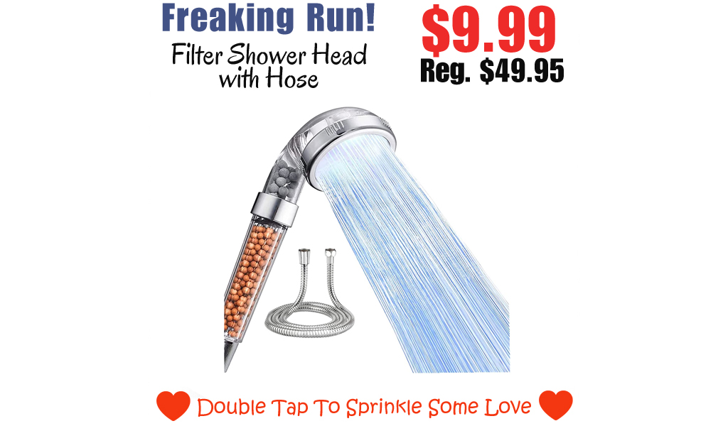 Filter Shower Head with Hose Only $9.99 Shipped on Amazon (Regularly $49.95)