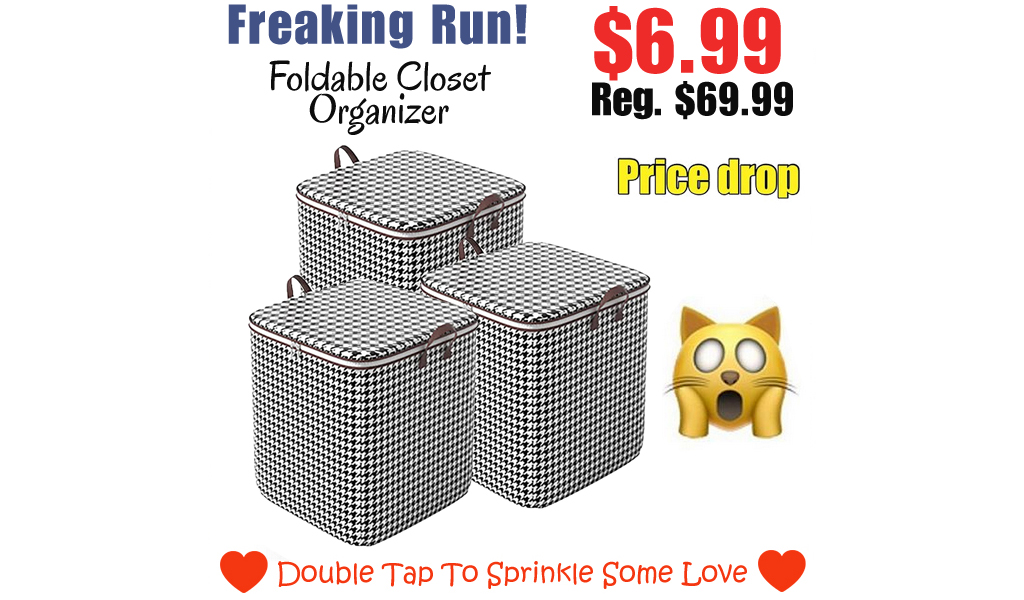 Foldable Closet Organizer Only $6.99 Shipped on Amazon (Regularly $69.99)