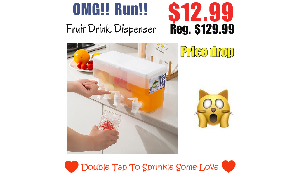 Fruit Drink Dispenser Only $12.99 Shipped on Amazon (Regularly $129.99)